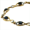 3.17ct.tw. Diamond And Sapphire Bracelet 14K Rose Gold DKB001072